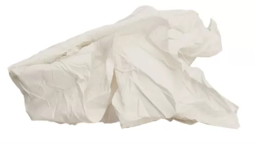 Vita bomullstrasor från Activa, 10 kg – mjuka och absorberande tygtrasor i storsäck