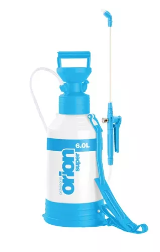 Orion Pro tryckspruta 6L – kemikalieresistent behållare med handpump och sprutmunstycke