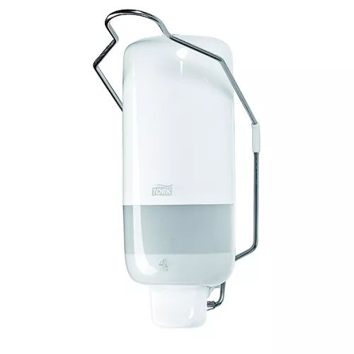Tork tvåldispenser med armbågsfattning S1 vit – hygienisk och robust dispenser för professionella miljöer