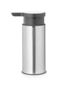 Tvålpump Brabantia i matt stål – stilren och hållbar pump för flytande tvål, perfekt för badrum och kök med modern design