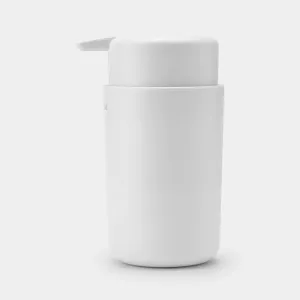 Tvålpump Brabantia vit – stilren dispenser för flytande tvål med modern design och enkel användning i badrum