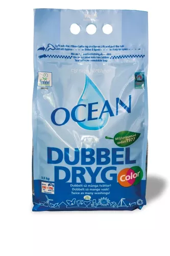Tvättmedel Ocean Dubbeldryg Refill Parfymerad – koncentrerat och väldoftande kulörtvättmedel i refillförpackning för miljövänlig och effektiv tvätt