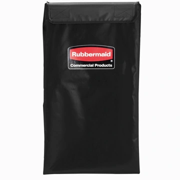 Rubbermaid X-Cart tvättsäck utan påse, svart 150L – hopfällbar och robust vagnram för tvätt- och avfallshantering i professionella miljöer, designad för smidig manövrering och platsbesparande förvaring