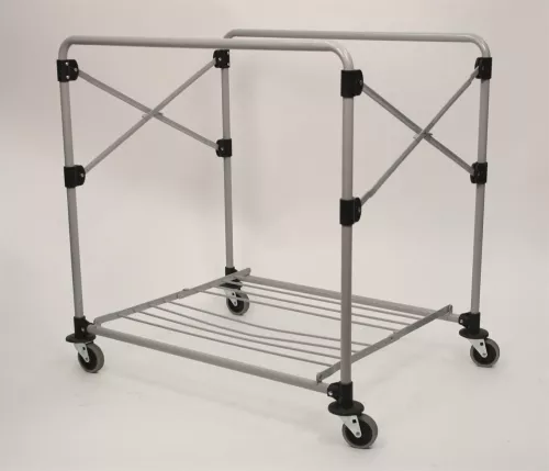 Rubbermaid X-Cart tvättvagn 300L utan påse – hopfällbar och högkapacitetsvagn för effektiv transport av tvätt eller avfall i hotell, vårdinrättningar och andra professionella miljöer