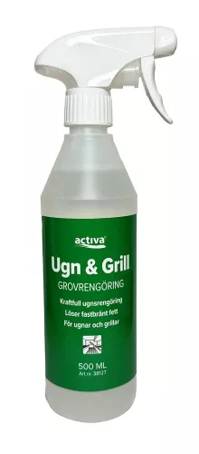 Ugns- och grillrengöring Activa 500 ml – effektiv rengöringsspray för grillar, ugnar och stekbord