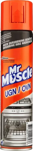 Ugnsrengöring Mr Muscle 300 ml – kraftfull spray som löser fastbränt fett och smuts i ugnar och grillar utan skrubbning