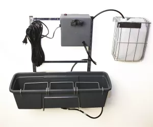 Väggsystem Activa Basic Control – komplett modulärt förvaringssystem för städutrustning med hållare och krokar för organiserad arbetsmiljö