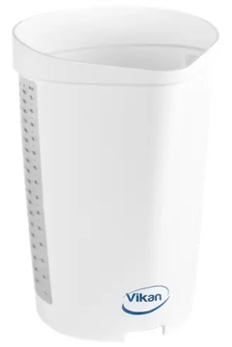 Vikan måttkanna 2 liter vit i slitstark livsmedelsgodkänd plast med tydlig volymgradering, ergonomiskt handtag och droppfri pip för exakt dosering i storkök, livsmedelshantering och professionell rengöring