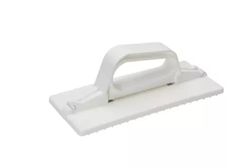 Vikan skurblockshållare hand vit i ergonomisk och slitstark design med bekvämt grepp, anpassad för effektiv rengöring med skurblock och hygienisk användning i storkök, livsmedelshantering och professionella rengöringsmiljöer