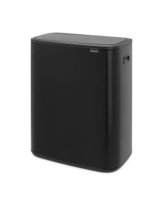 Brabantia Bo Touch Bin 2x30L Matt Svart