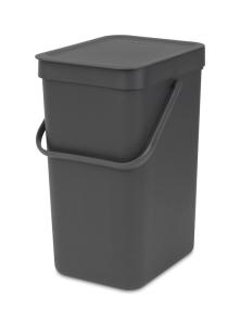 Brabantia Sort & Go Waste Bin 12L Grå