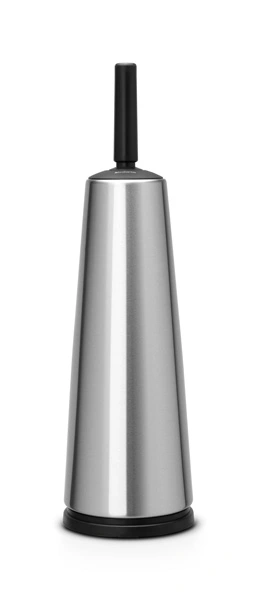 WC-borste Brabantia med hållare – stilren toalettborste i matt stål med diskret och hygienisk förvaring