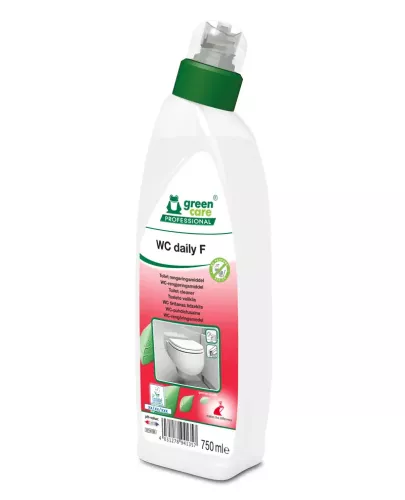 WC Daily F 750 ml – dagligt rengöringsmedel för toaletter som effektivt avlägsnar smuts och håller rent och fräscht