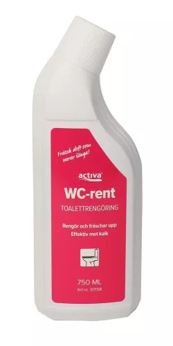 WC Rent Activa 750 ml – effektiv sanitetsrengöring för toaletter och urinoarer