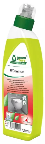 Green Care WC-rent Lemon 750 ml – miljömärkt toalettrengöring med fräsch citrondoft  750 ml WC-rengöring från Green Care – Lemonformulering för hygienisk och hållbar sanitetstvätt