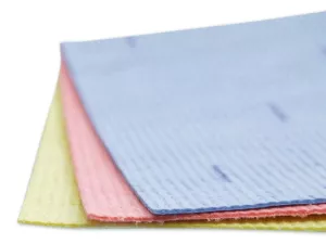 Wettex Classic dukar i blandade färger – absorberande städdukar i bulkförpackning för effektiv rengöring i kök, kontor och professionella miljöer