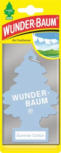 Wunder-Baum Summer Cotton – klassisk bildoftgran med fräsch bomullsdoft för en behaglig körupplevelse