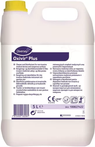 Ytdesinfektion Diversey Oxivir Plus refill 5 liter – effektivt desinfektionsmedel för rengöring och desinficering av ytor