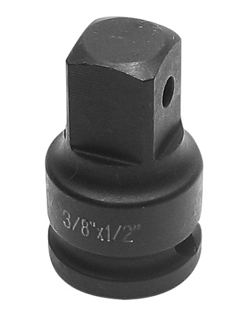 Adaptor 1/4" x 3/8" med hål