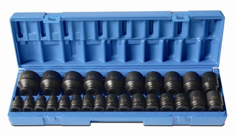 Hylssats 1/2" 6-kant, 26 Delar