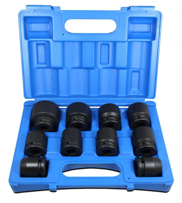 Hylssats 3/4" 6-kant, 10 Delar
