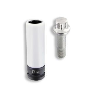 Hylsa 1/2" x 17 Hjulmutter - Mercedes