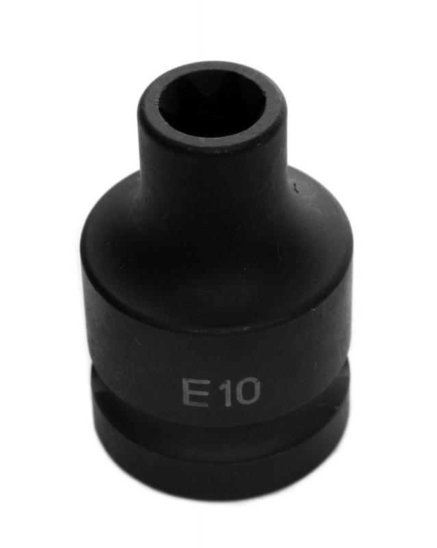 Hylsa 1/2" - E10 Torx - Tunnväggig