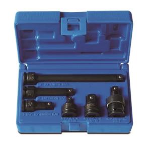 Sats med Adaptor & Förlängare, 3/8"