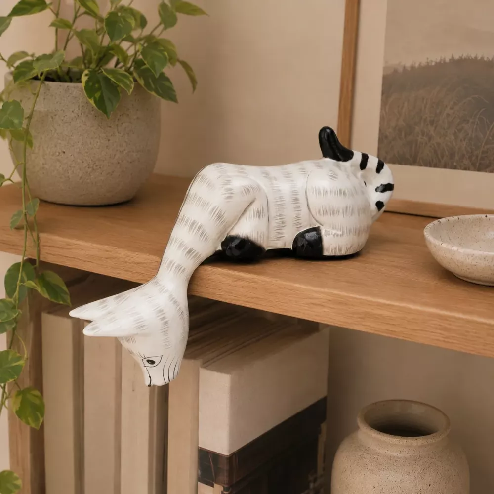 Dekorativ Kattfigur Hylla