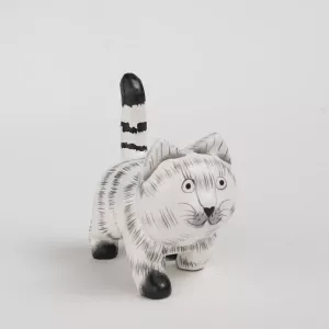 Kattfigur i Trä