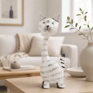 Kattefigur i Tre Grå