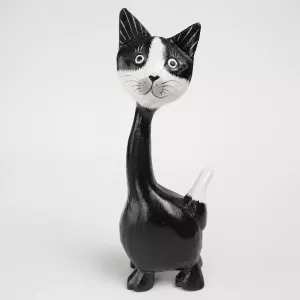 Kattefigur i Tre Sort