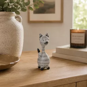 Kattefigur i Tre Grå