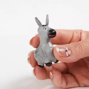 Liten Åsnefigur i Trä