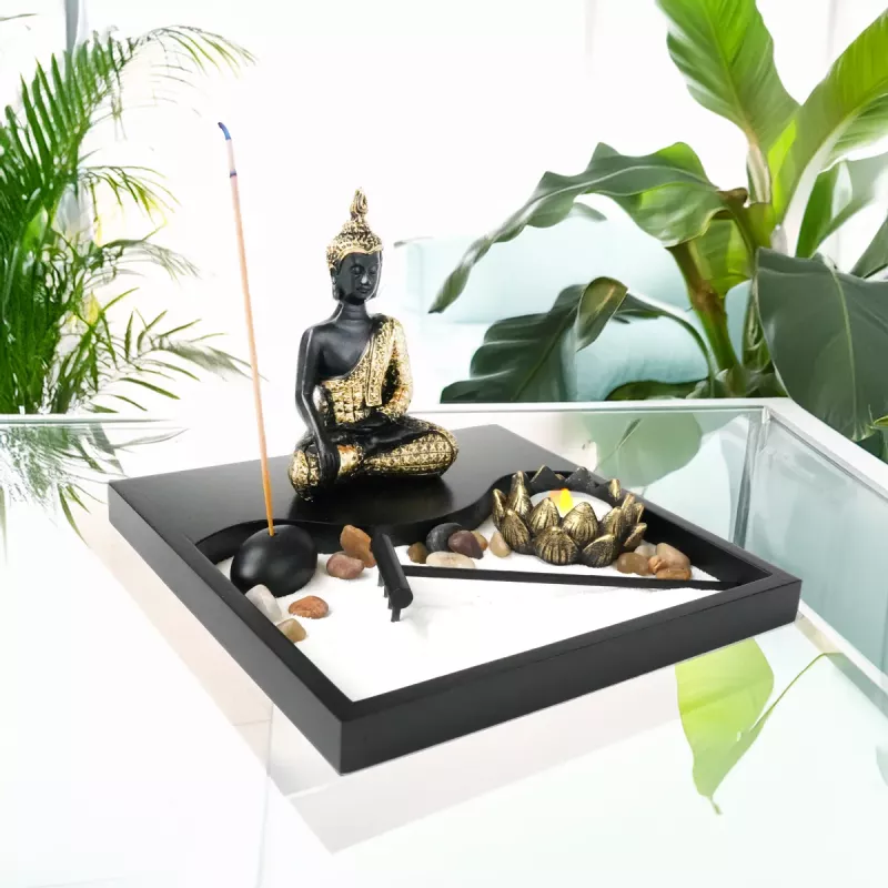 Buddha Zen Garden Ljusstake