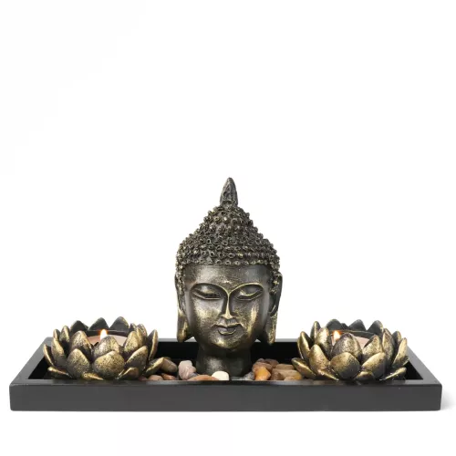 Buddha Zen Garden Ljusstake