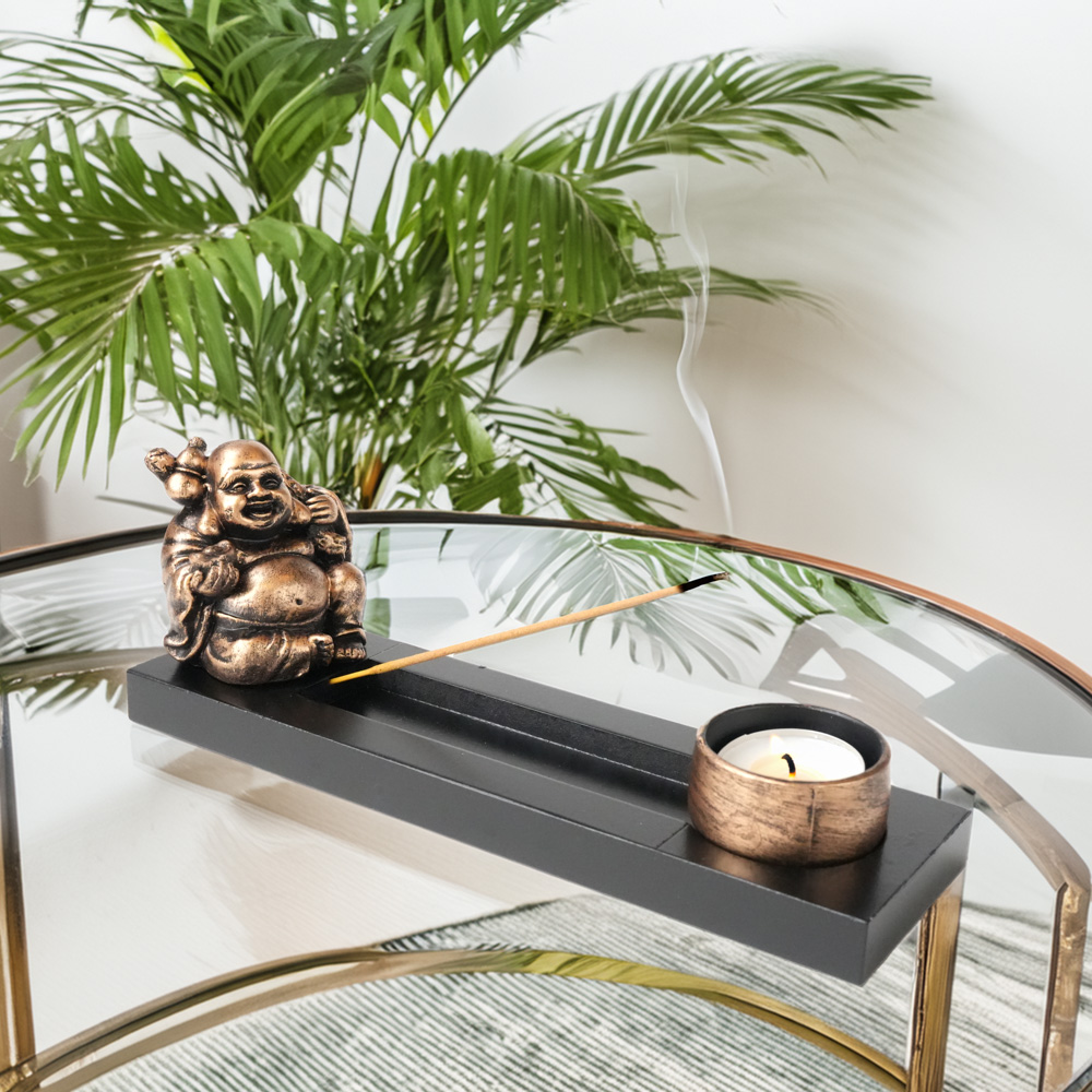 Buddha Røkelseholder Munk