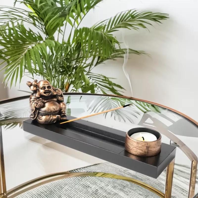 Buddha Rökelsehållare Munk