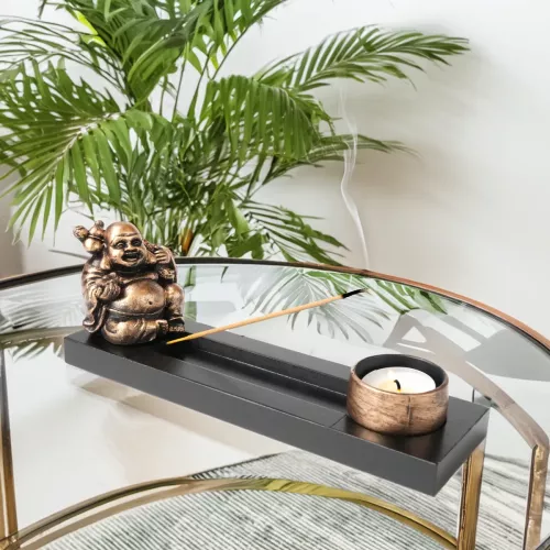 Buddha Rökelsehållare Munk