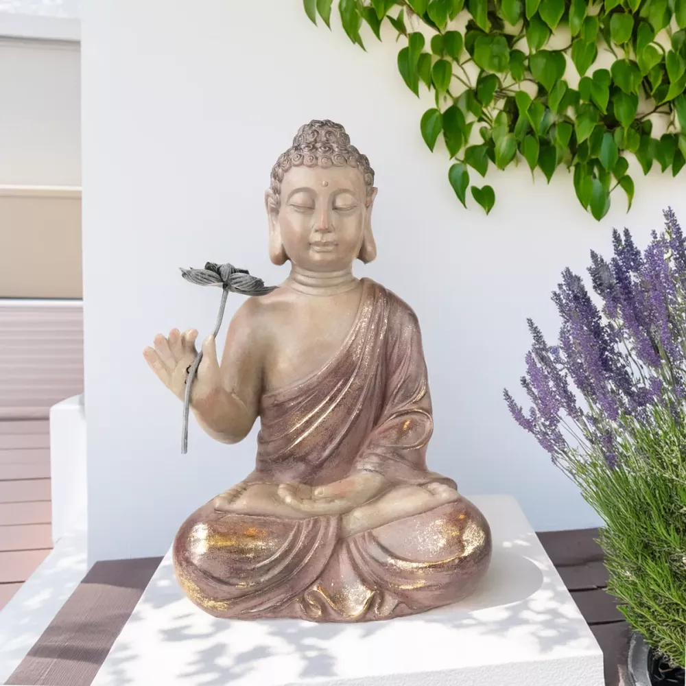 Buddha Staty Lotus