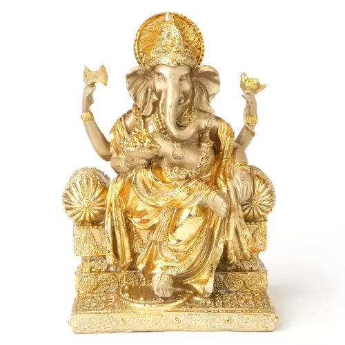Ganesha Staty Sittande