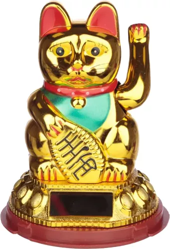 Solcellsfigur Lucky Cat