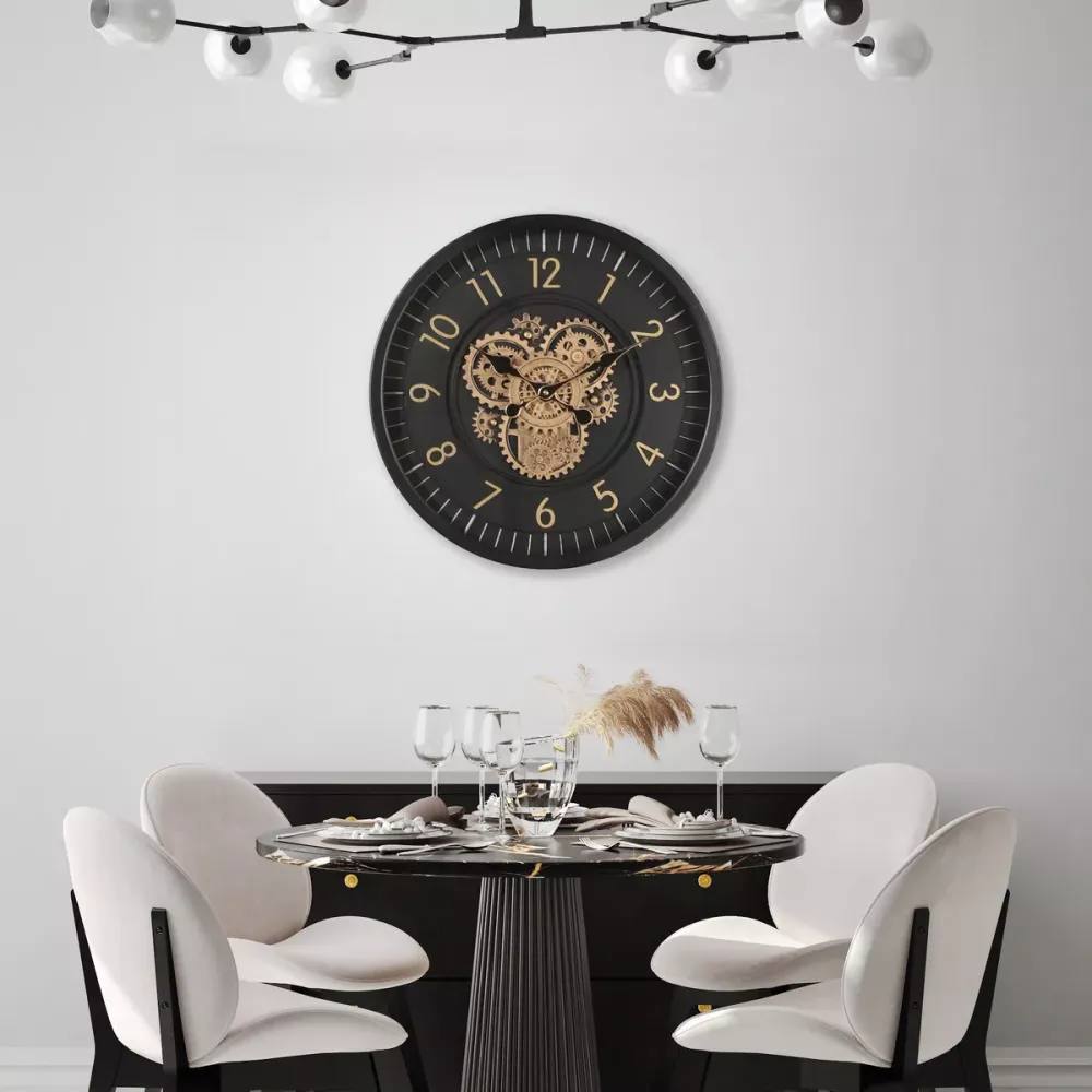 Klokke Vegg Motion Gear Clock