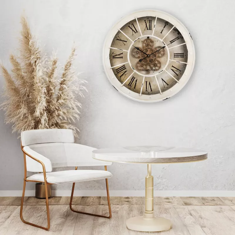 Klokke Vegg Motion Gear Clock