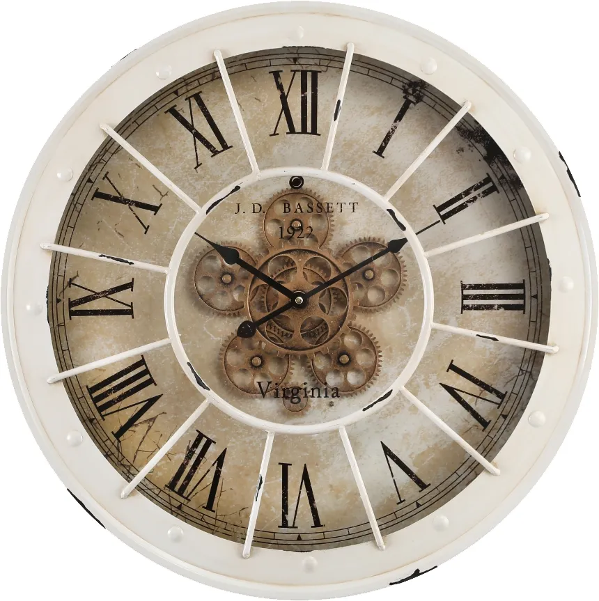 Klokke Vegg Motion Gear Clock