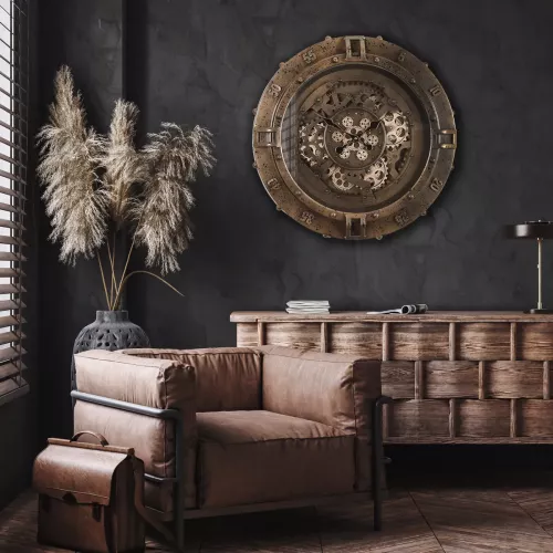 Klocka Vägg Motion Gear Clock