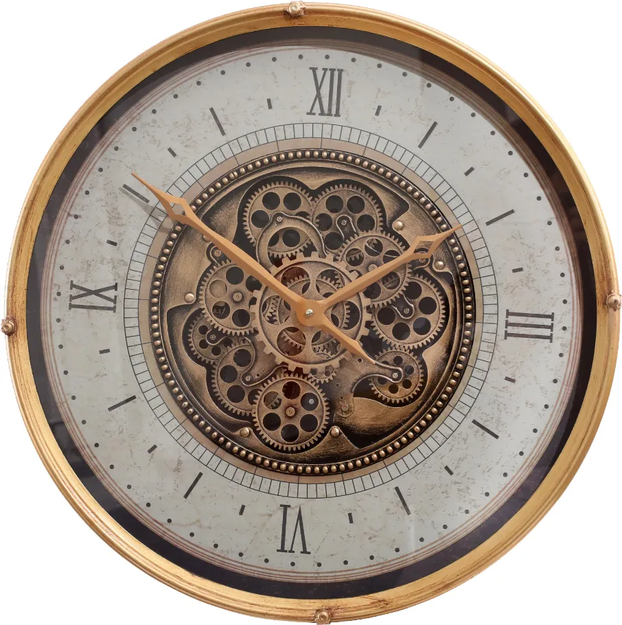 Klokke Vegg Motion Gear Clock