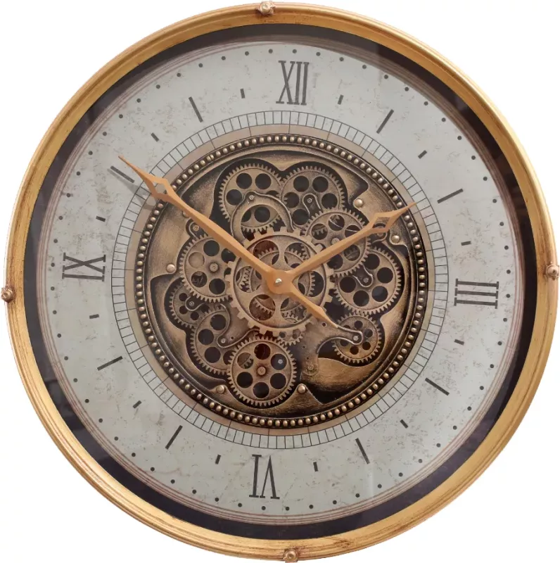 Klokke Vegg Motion Gear Clock