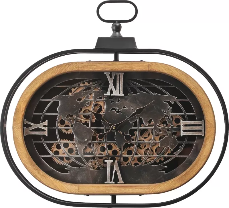 Klokke Vegg Motion Gear Clock