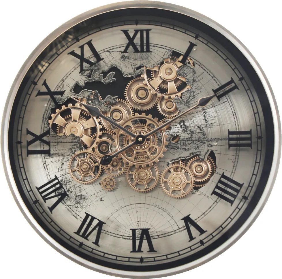Klokke Vegg Motion Gear Clock